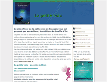 Tablet Screenshot of la-petite-voix.fr